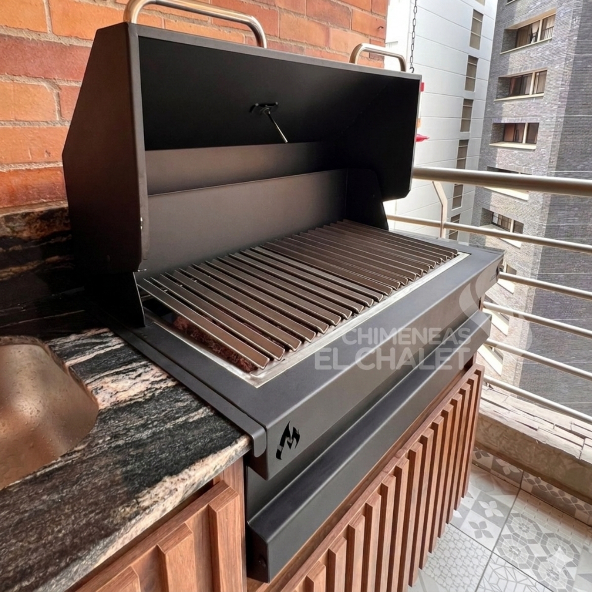 Asador carbón de empotrar Spett 70 y 100 - Image 5