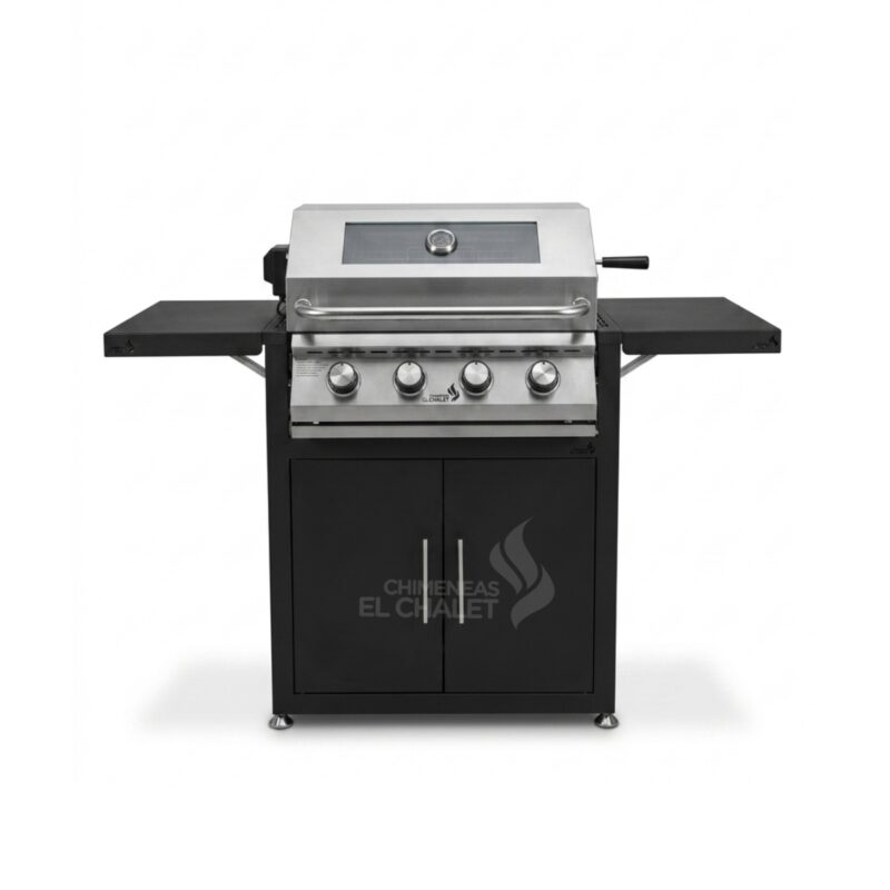 asador mueble carro gas bbq gas empotrar andalucia chimeneas el chalet – 2