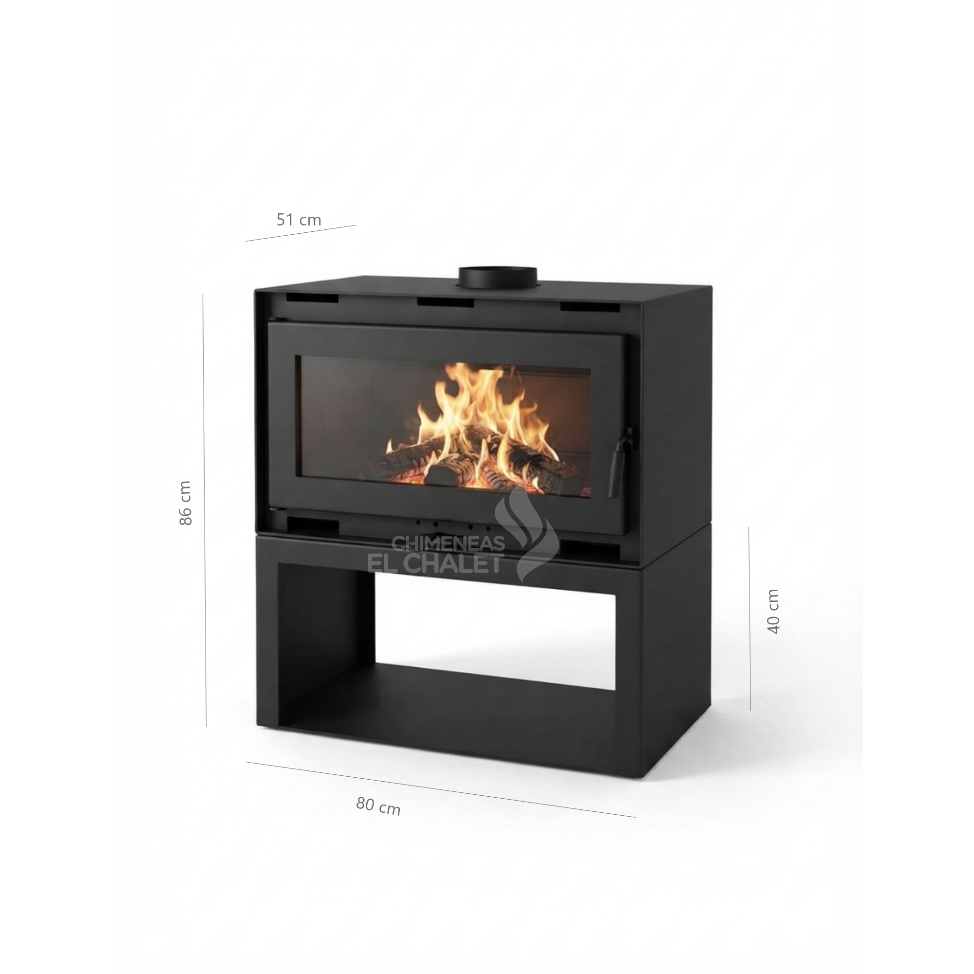 chimene lena doble combustión 800 f chimeneas el chalet – 2