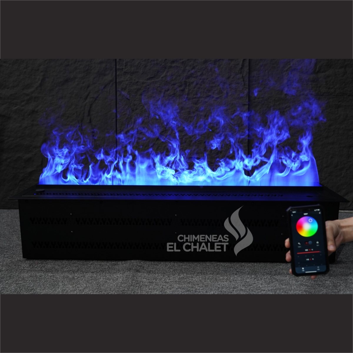 chimenea electrica vapor hibrida vap 80 chimeneas el chalet eficiente economica – 7