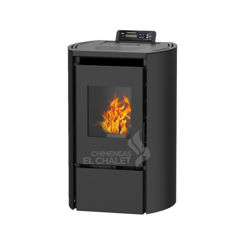chimenea pellet madera eficiente chimeneas el chalet 6 kw