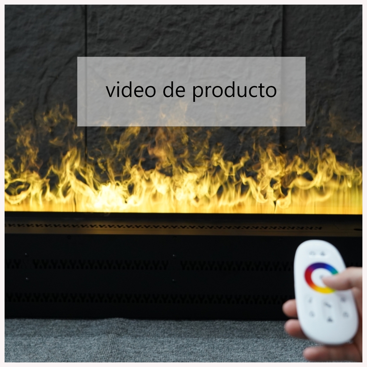 chimeneas electrica vap video chimeneas el chalet