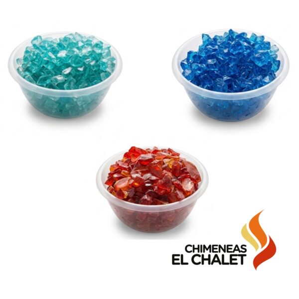 Cristales decorativos para chimeneas de gas