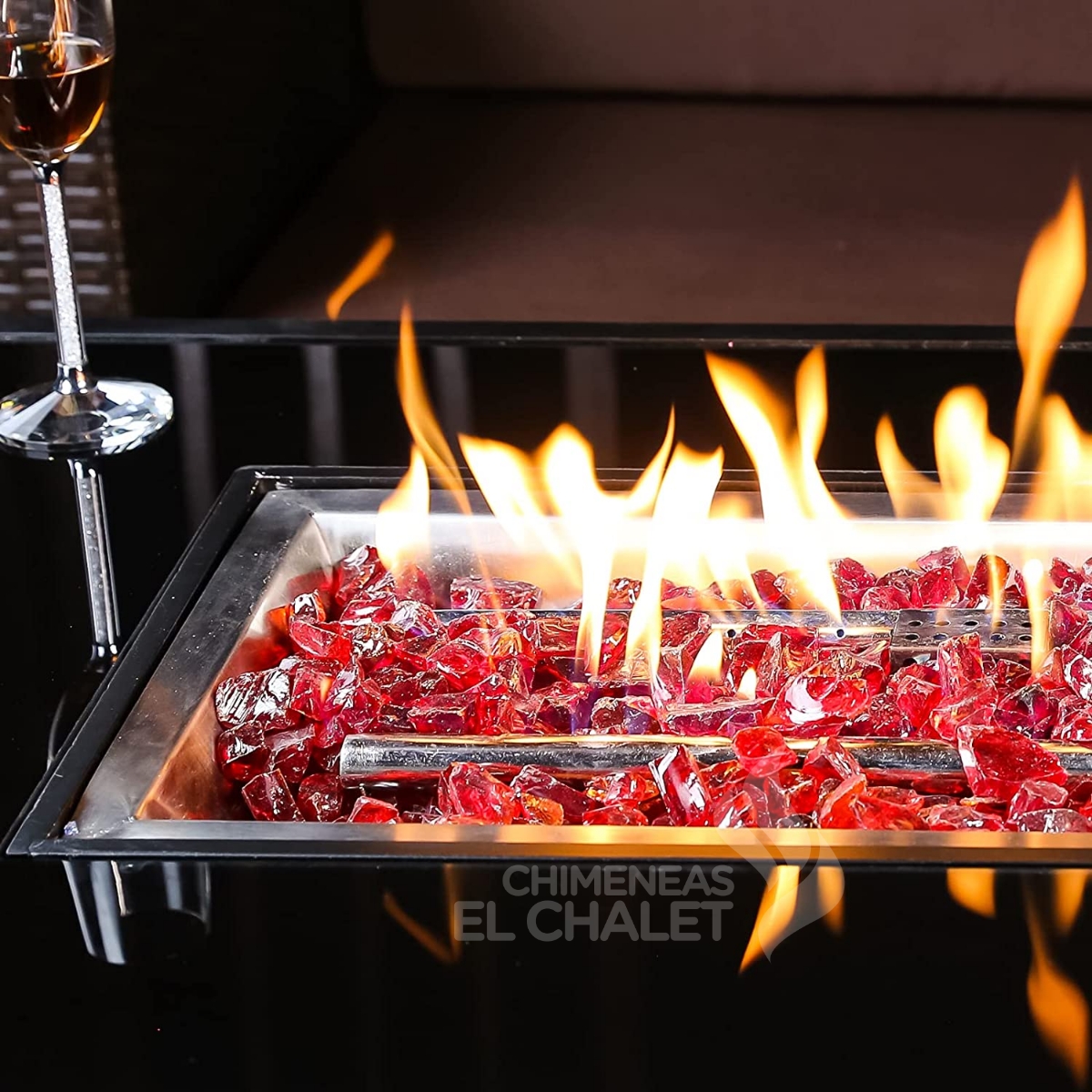 cristales piedra decorativachimeneas gas chimeneas el chalet – 6