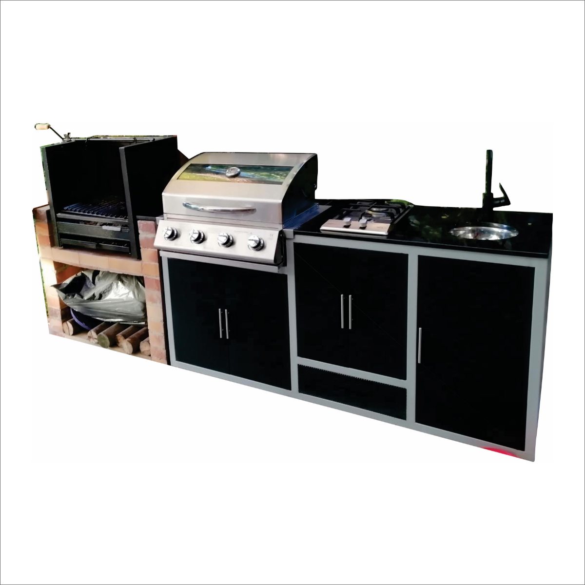 bbq mueble tipo cocina