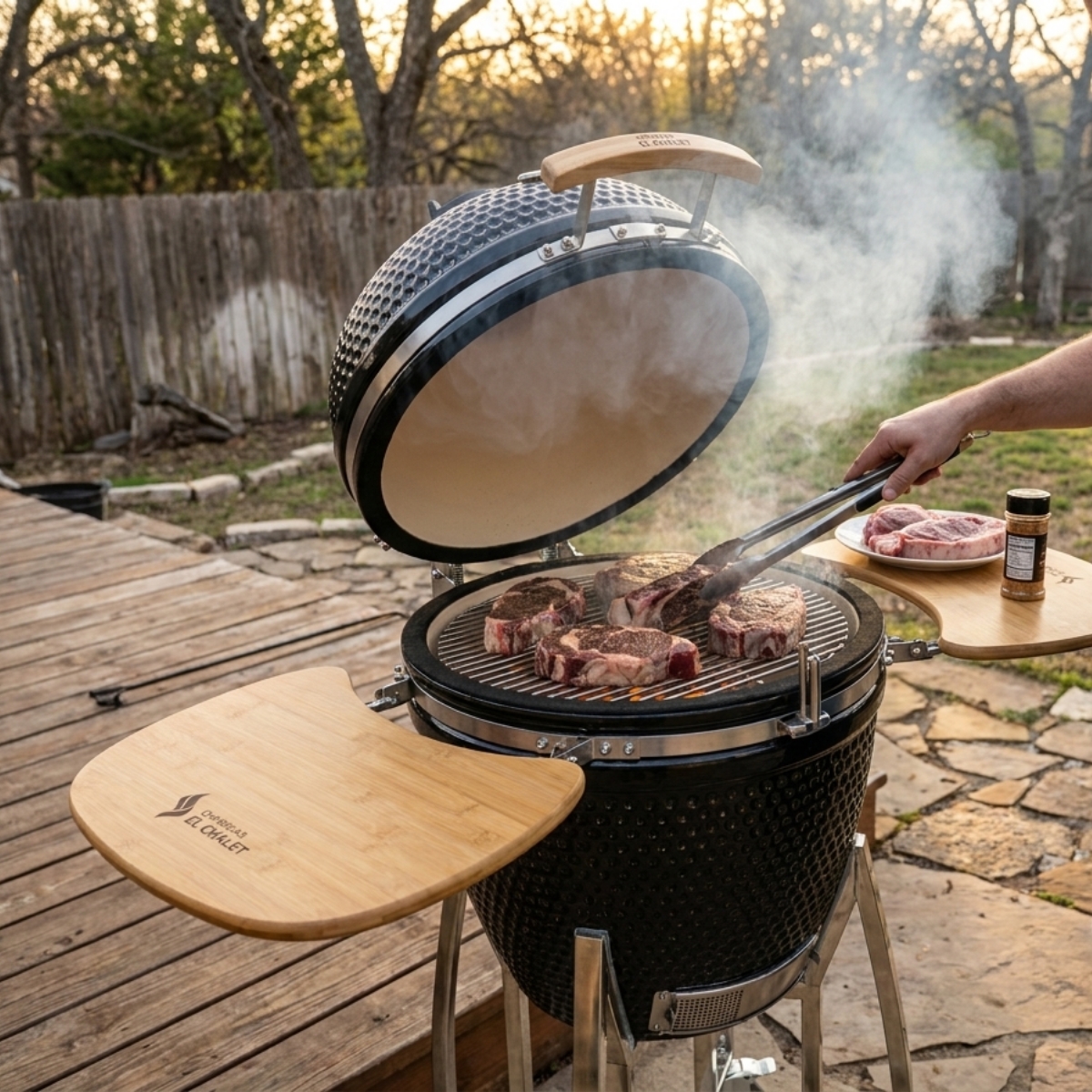 kamado 21 asador carbon ceramica chimeneas el chalet – 6
