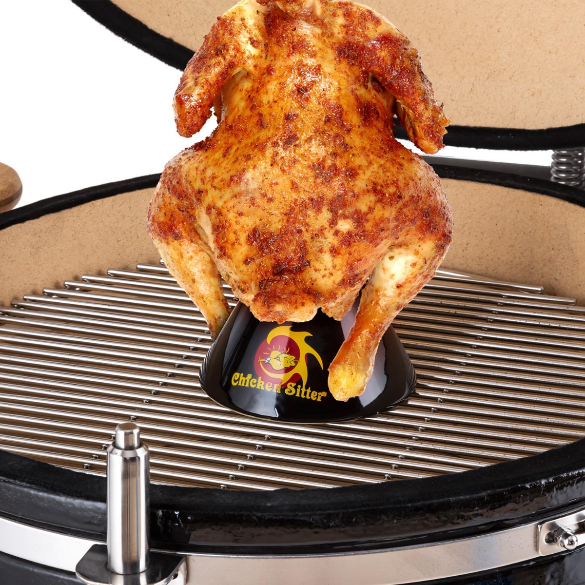kamado accesorio pollo asador carbon ceramica chimeneas el chalet – 2