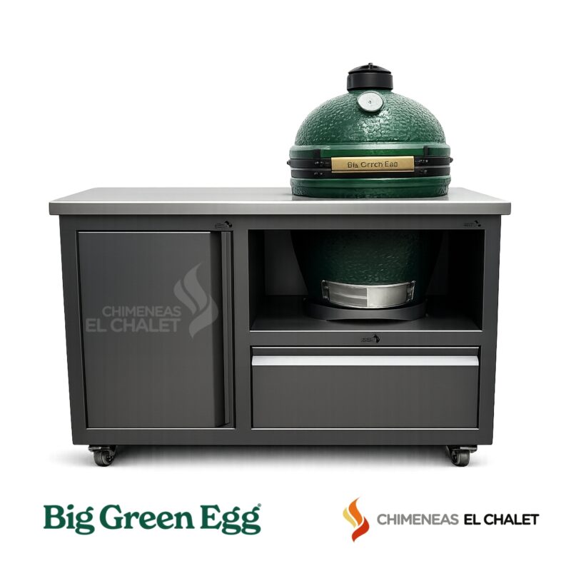 kamado big egg green chimeneas el chalet ceramica asador carbon ahumador bge precio – 6