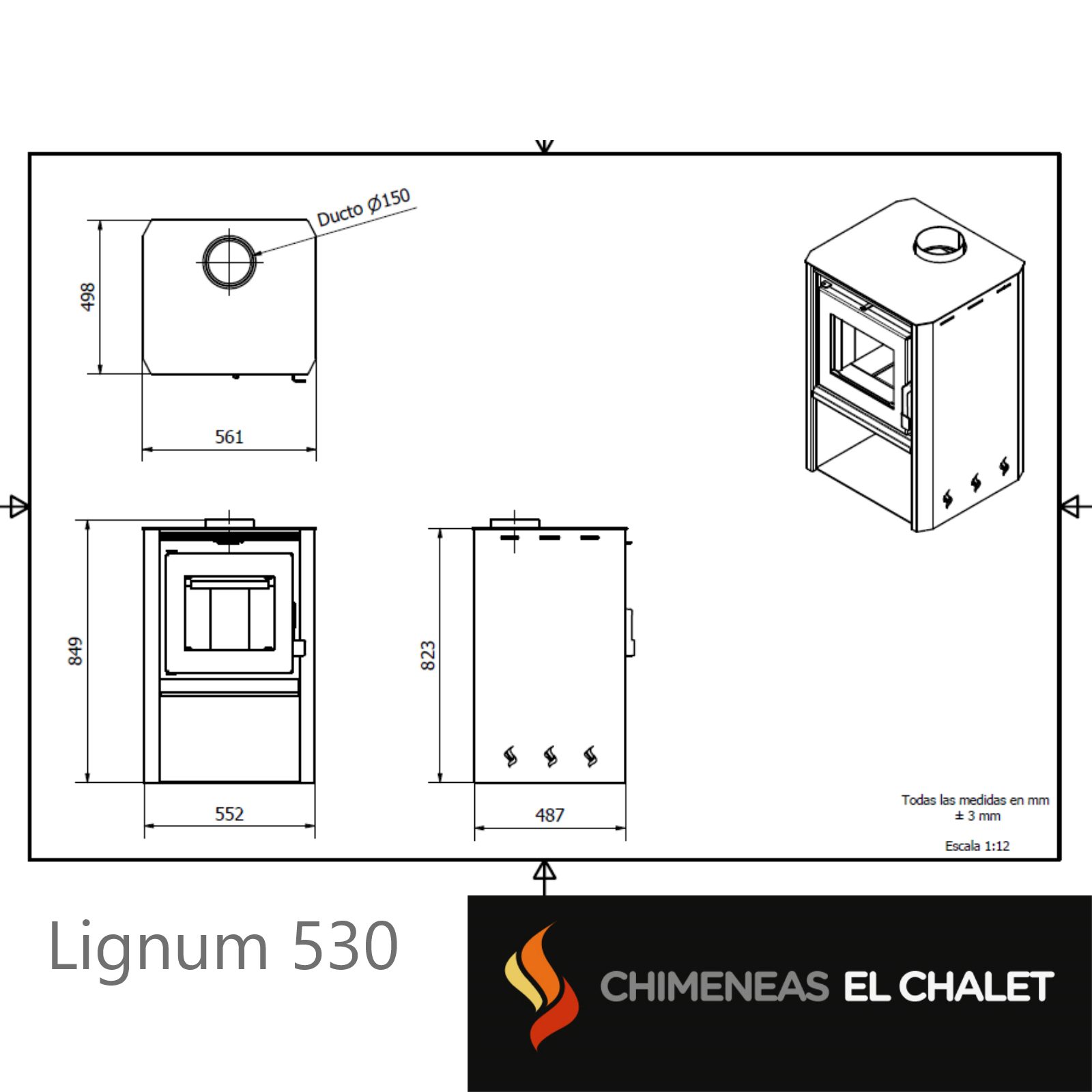 lignum 530 & kit de instalación