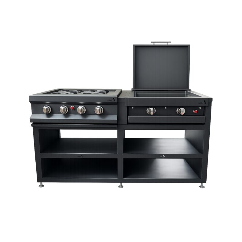 mueble estufa plancha negro chimeneas el chalet sas – 2