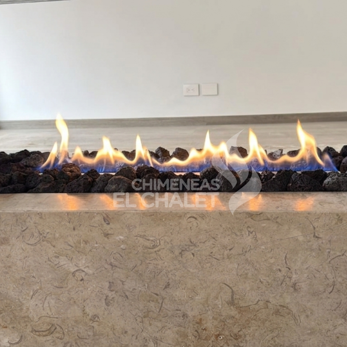 roca volcánica negra chimeneas de gas chimeneas el chalet – 2