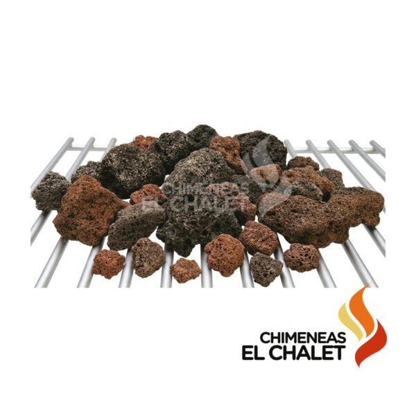 Roca volcánica para asadores de gas